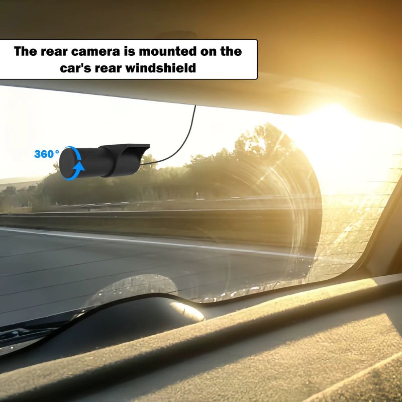 Chase 4K Dash Cam Front and Rear Set 2160P
