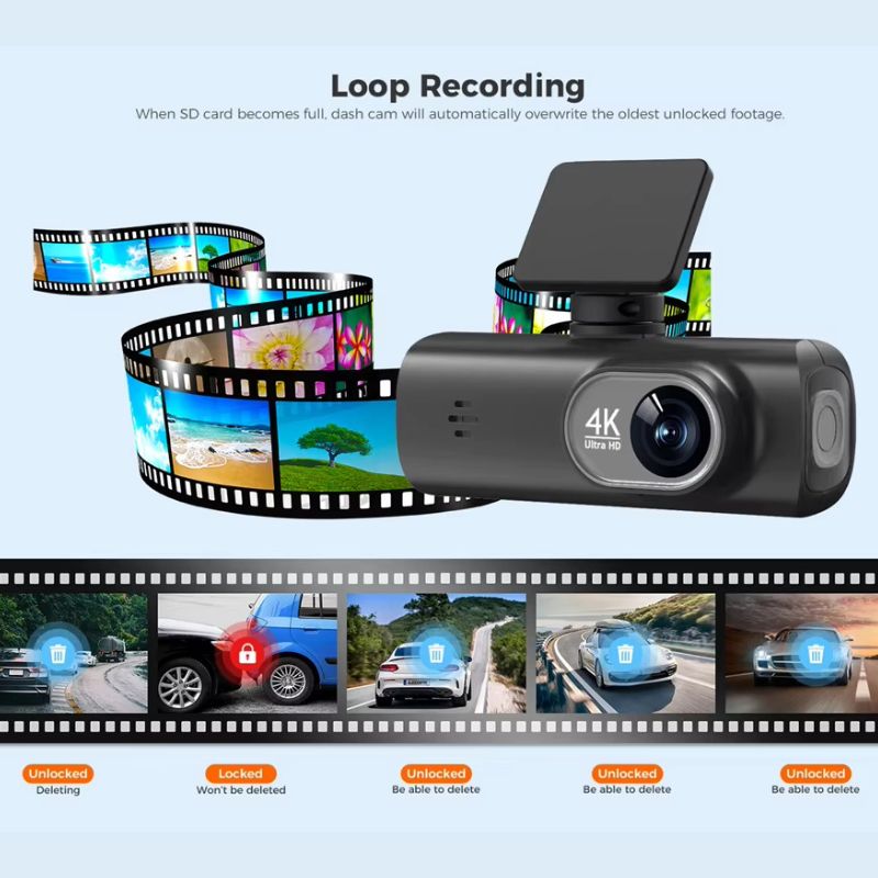Halo_Dash_Cam_Loop_recording_non_stop